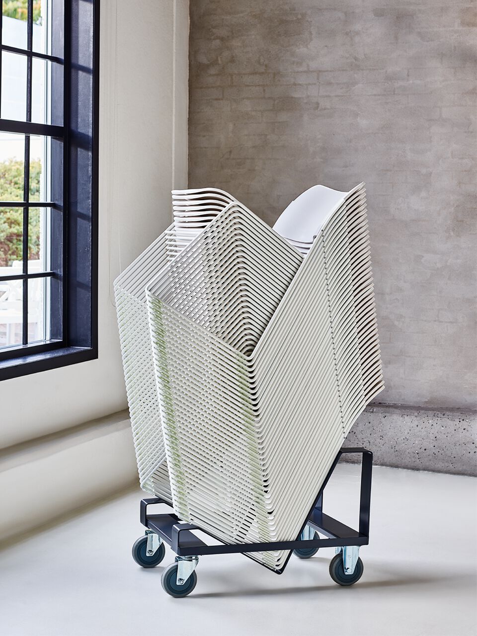 Штабелируемый стул из стали и дерева Howe 40/4 ARCH-00034360 - Вид №7