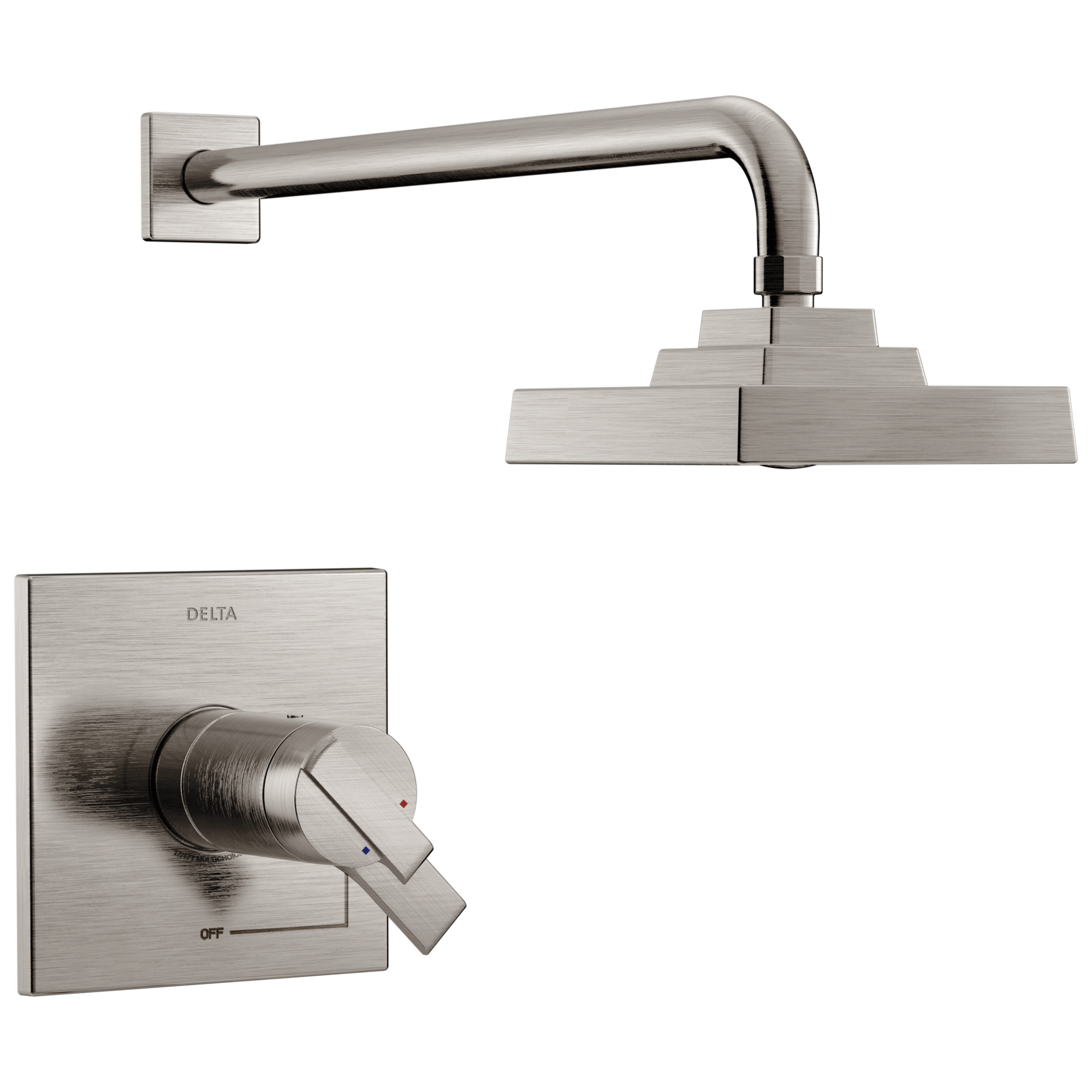 T17T267-SS Облицовка для душа H2Okinetic® серии TempAssure® 17T Delta Faucet Ara Нержавеющая сталь