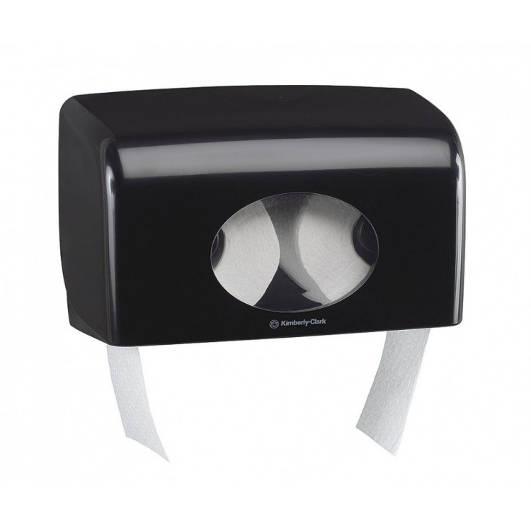 7191 Kimberly Clark Диспенсер для рулонной туалетной бумаги из пластика чёрный Kimberly Clark Professional Aquarius 7191 черный 