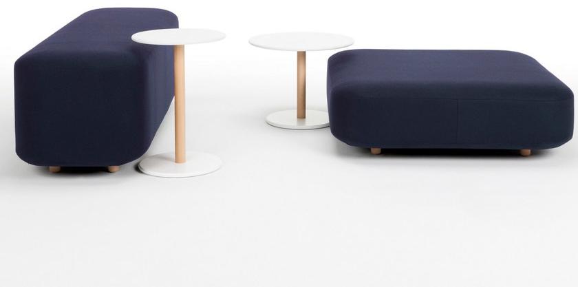 Viccarbe Круглый лакированный журнальный столик из древесных производных в современном стиле Common sun-id-1454847 - Вид №3