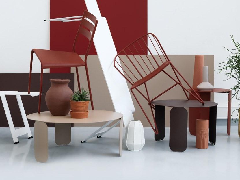 Fermob Садовый столик круглый из стали Bebop 5613-5616 - Вид №1