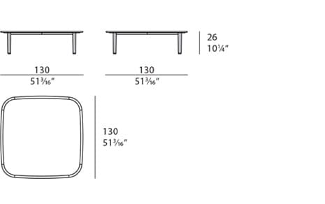 Деревянный журнальный столик Turri Riban ARCH-00041609 - Вид №8