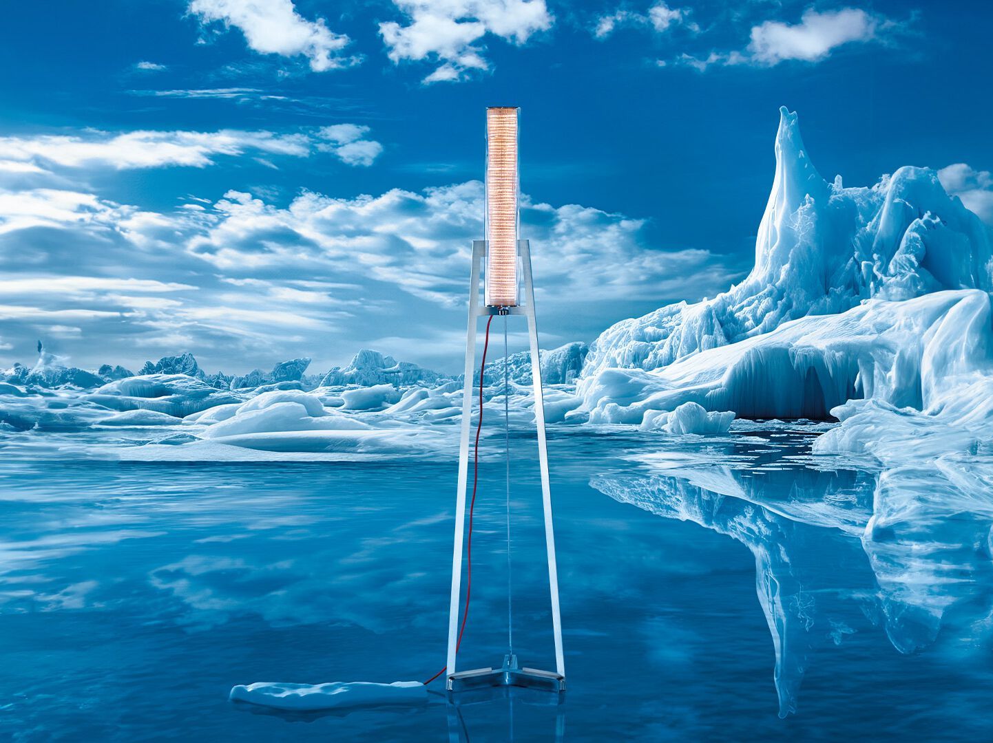 Стеклянный торшер Artemide криосфера ARCH-00070070 - Вид №2