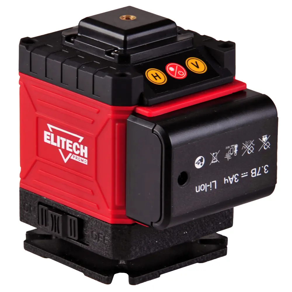 Уровень лазерный Elitech ЛН 3/360-ЗЕЛ зеленый луч, 25 м STLM-2201999 - Вид №7