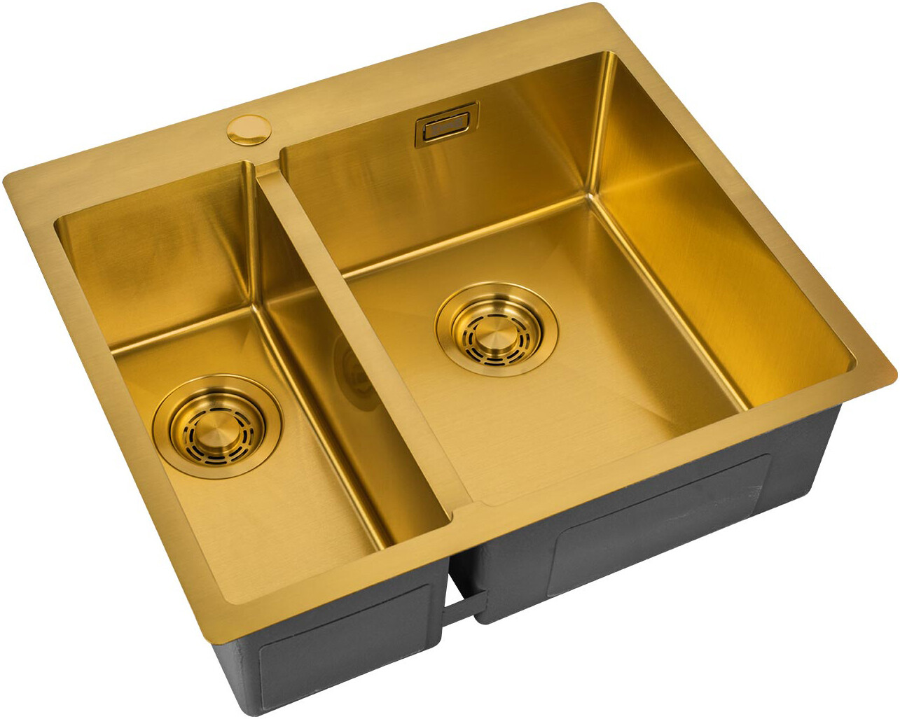 Мойка кухоная ZorG Light ZL R 590-2-510-R BRONZE из нержавеющей стали, бронза