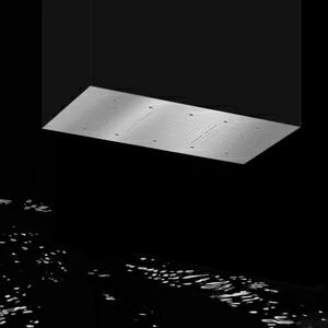 Тропический душ 2000х1000 PIASRET20004CNT_IXS Geda Nextage Shower Plates с четырьмя каскадами, небулайзерами и хромотерапией