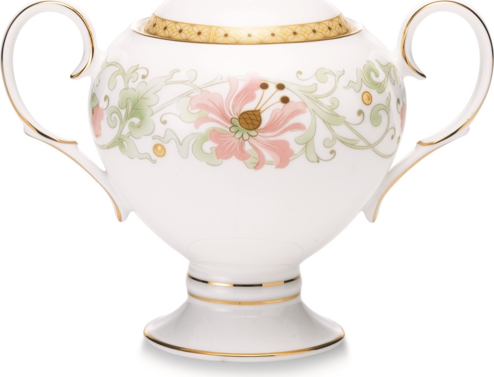 10663933 Noritake Сахарница Noritake "Цветущее великолепие" 299мл Фарфор костяной 