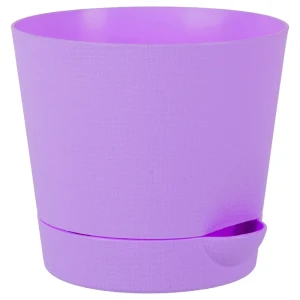 Горшок цветочный Тек.А.Тек Партер ø11.5 h11 см v0.7 л пластик сиреневый