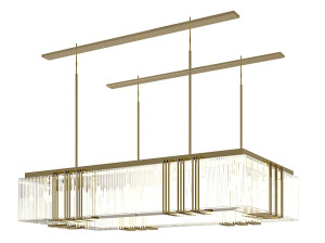 Стеклянный светодиодный подвесной светильник