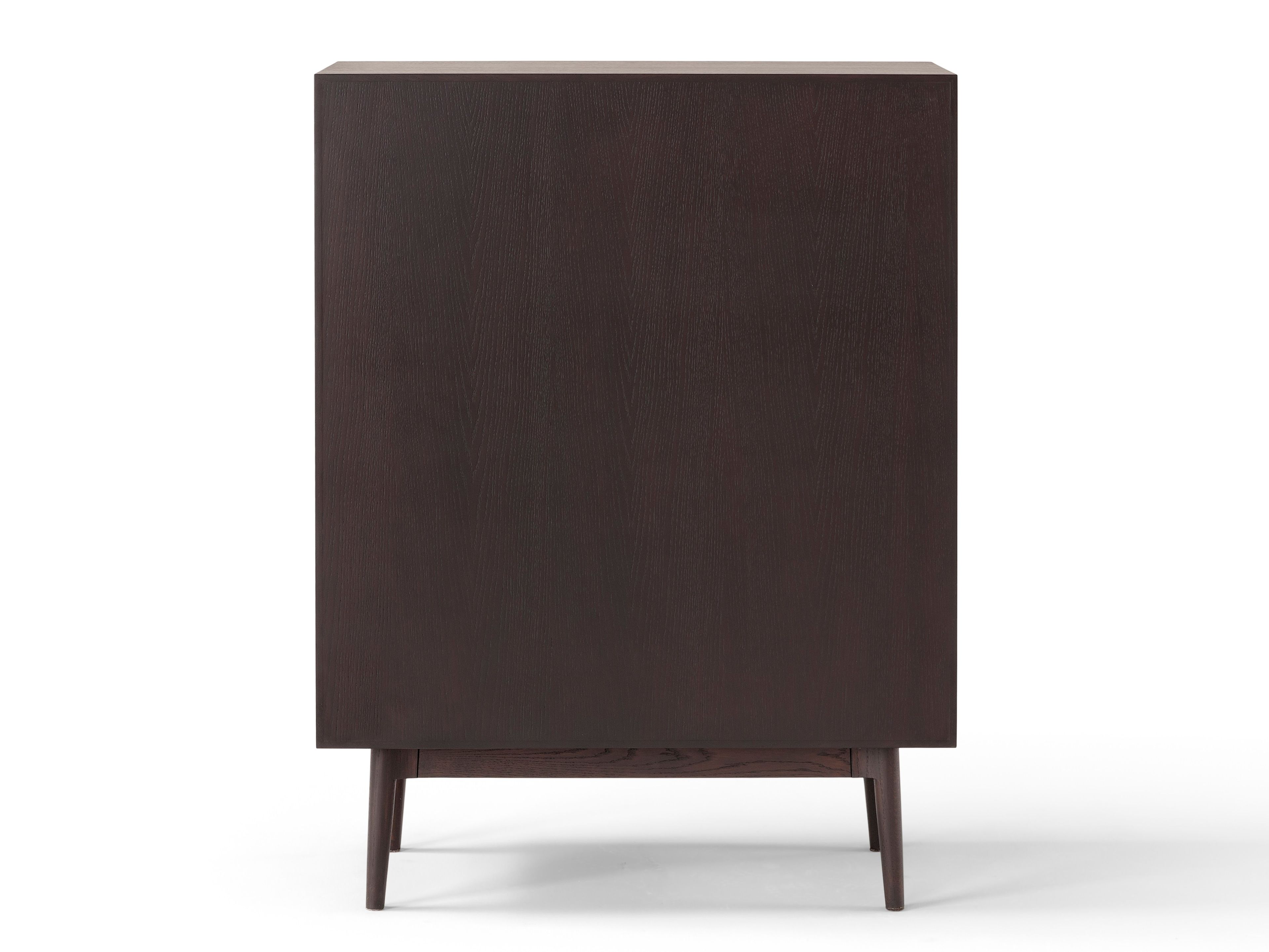 Деревянный и кожаный шкаф с распашными дверцами Amura Тео ARCH-00109393 - Вид №2