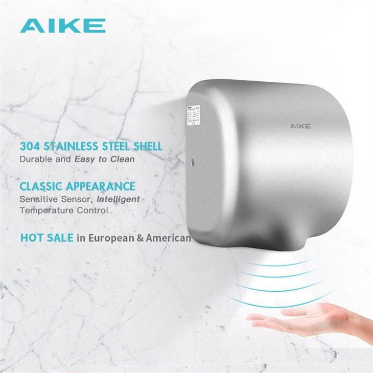 Сушилка для рук из нержавеющей стали AIKE AK2800_836  - Вид №1