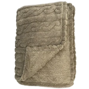 Плед Homely 200x220 см микрофибра цвет какао 89337403 STLM-2097156