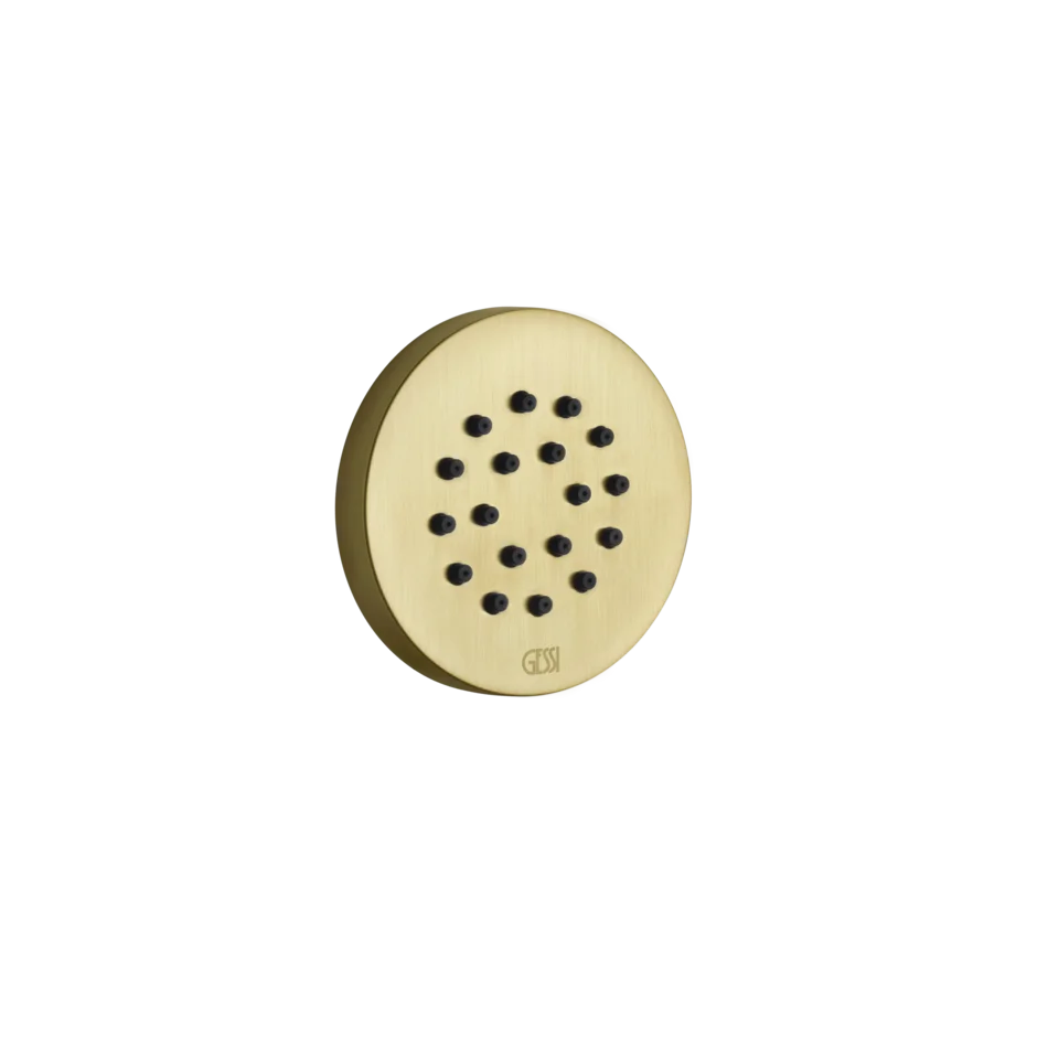 Корпус реактивного двигателя 32971 716 Gessi Ventaglio PVD С ЗОЛОТОЙ ЩЕТКОЙ 32971716