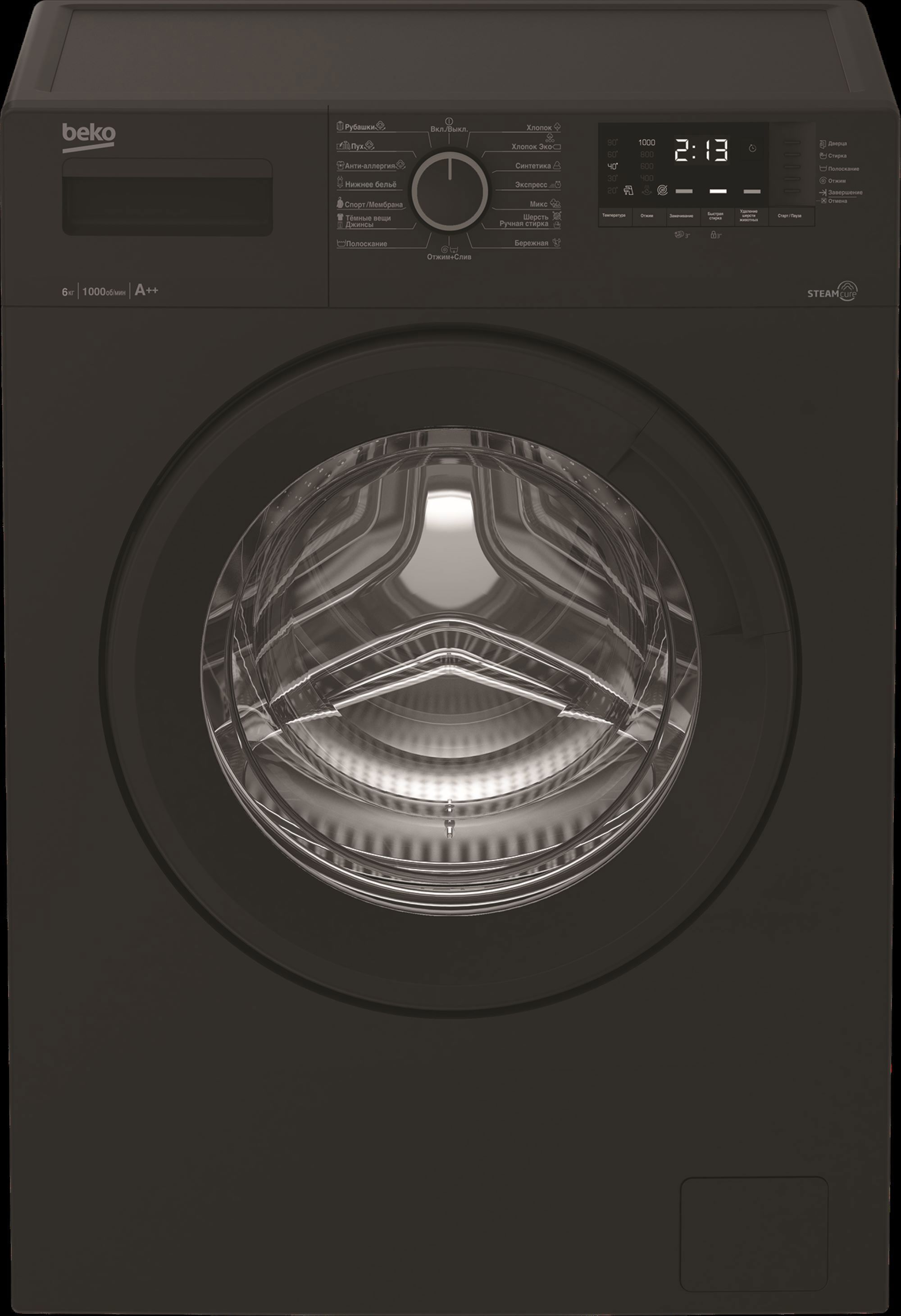 Стиральная машина Beko WSRE6512ZAA фронтальная загрузка 6 кг 86483220 STLM-0069138