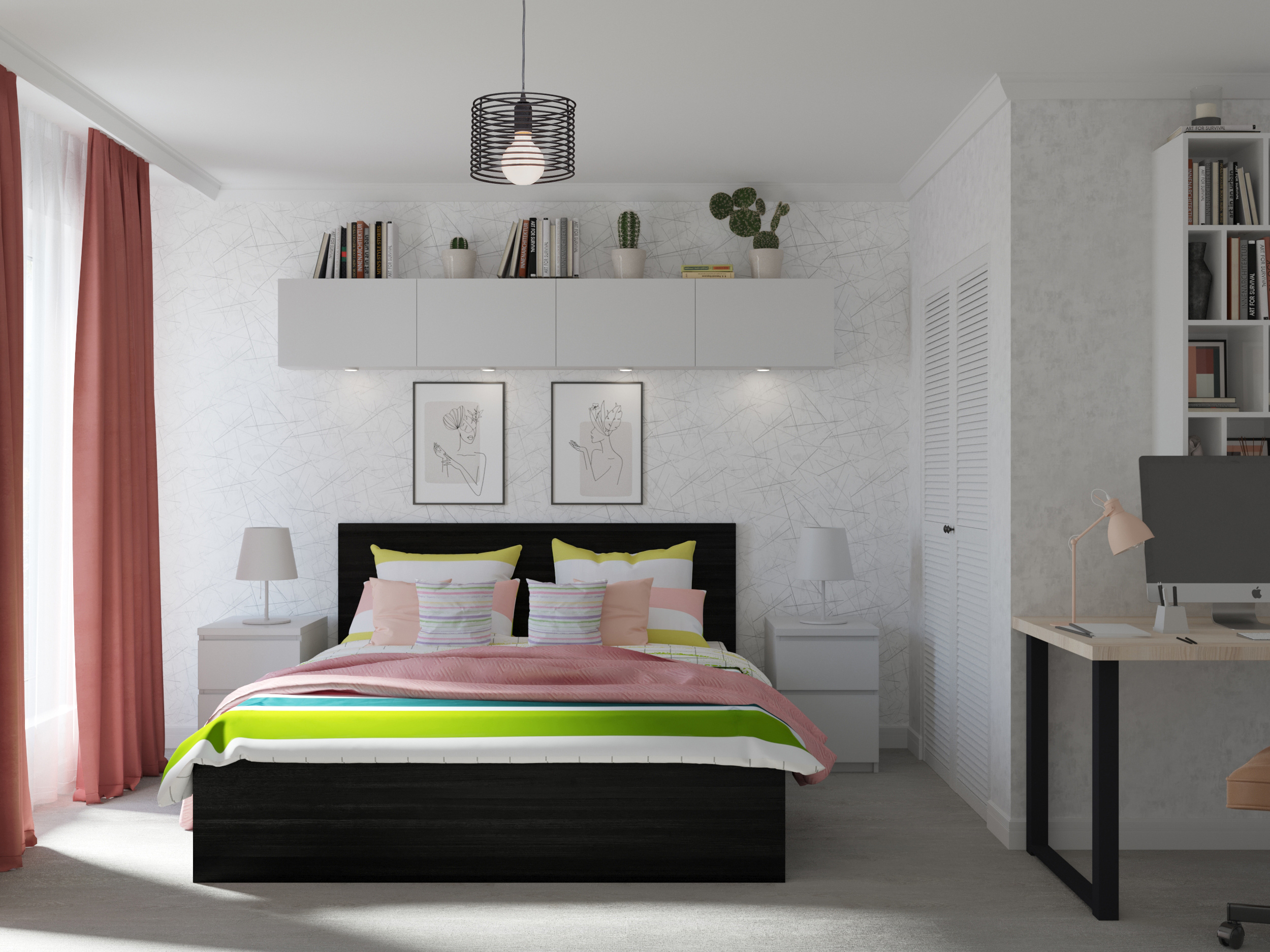 Подвесной светильник Vitaluce Vakero - черный цилиндр с регулировкой высоты 18156396 STLM-0009742 - Вид №11