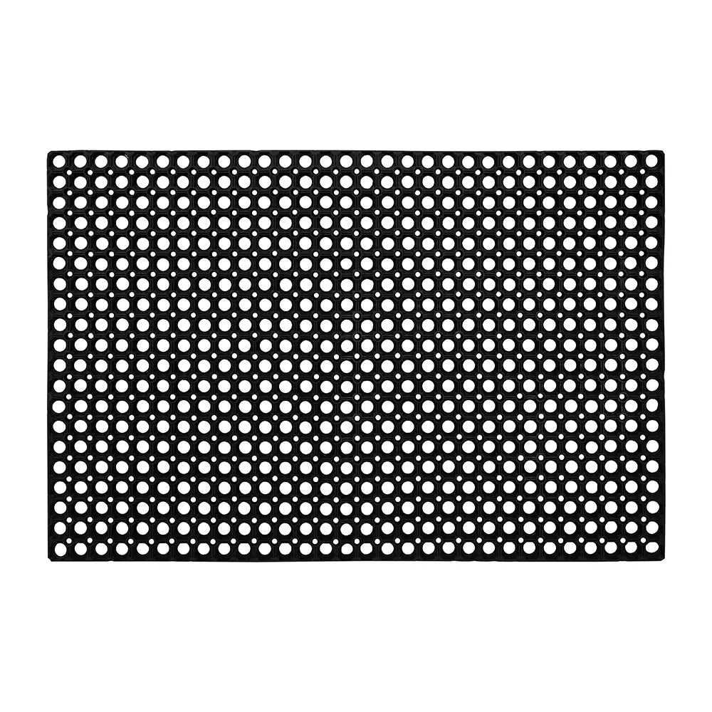 Коврик грязесборный резина Vortex 80x120 см цвет черный STLM-2192312 - Вид №1