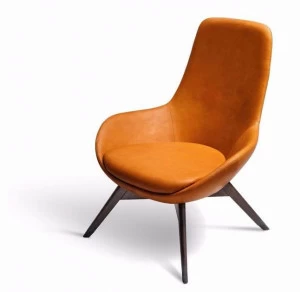 Ditre Italia Кожаное кресло с высокой спинкой