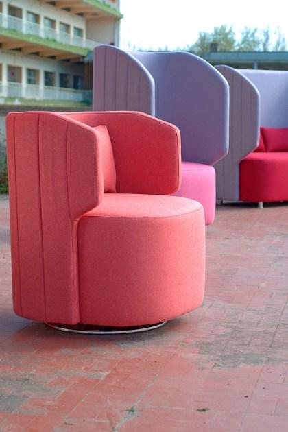 Adrenalina Кресло из фетра с высокой спинкой для контракта Maji sun-id-1487946 - Вид №2