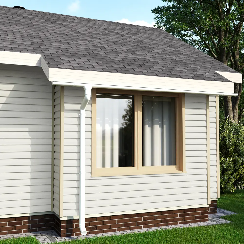 Сайдинг ПВХ MONLID корабельный брус 3 м белый 0.61 м² 89407609 STLM-2208610  - Вид №2