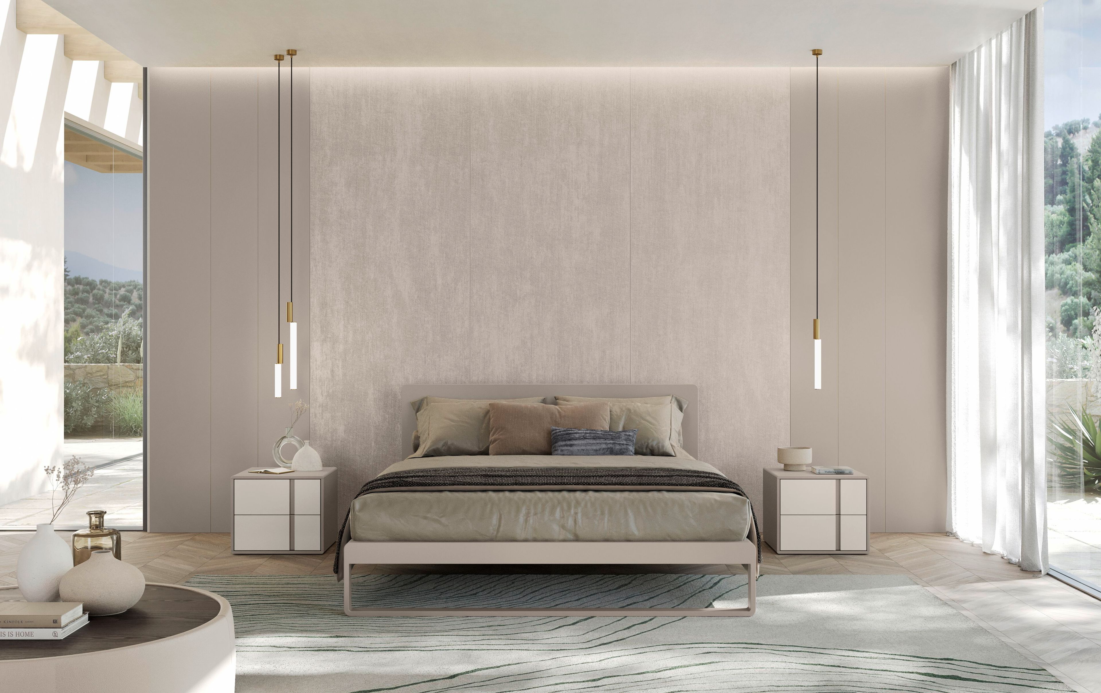 Деревянная двуспальная кровать Olivieri ARCH-00078374 - Вид №4