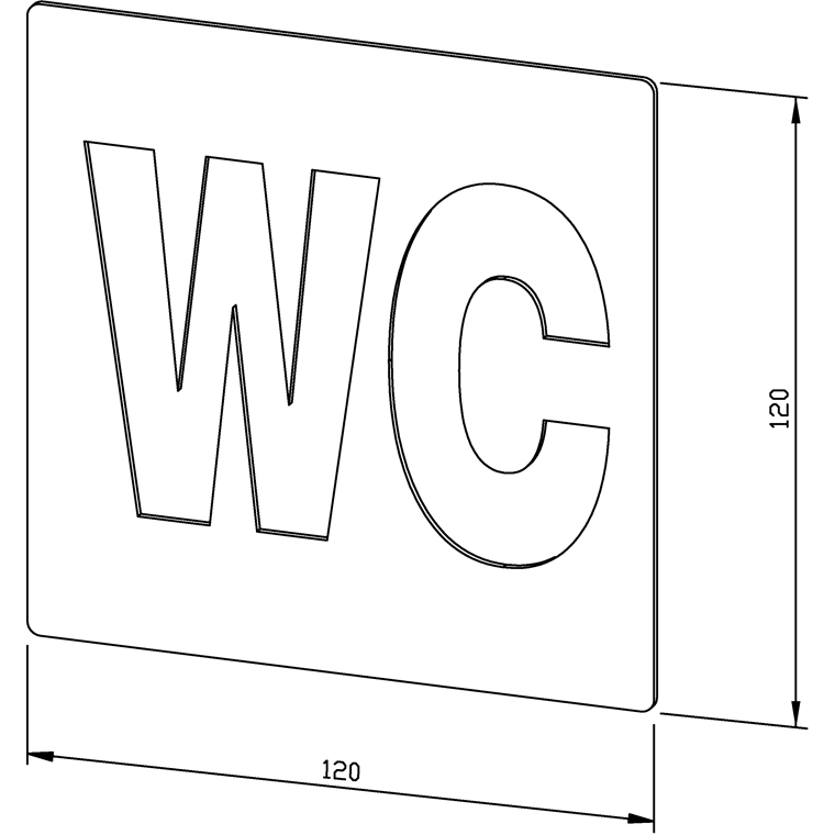 700405 Пиктограмма "туалет" AC405 WAGNER_EWAR Wagner Ewar  - Вид №1