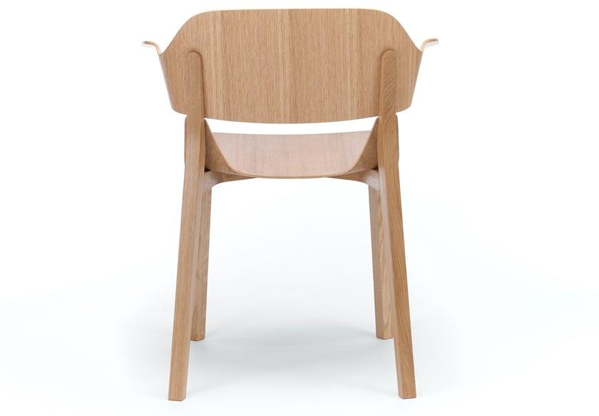 TON Деревянный стул с подлокотниками Leaf 321 437 - Вид №1