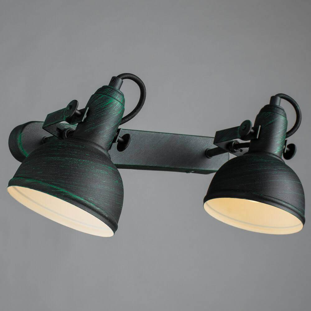 Спот настенный на 2 лампы зеленый Martin A5213AP-2BG ARTE LAMP MARTIN 00-3926211 Зеленый  - Вид №3