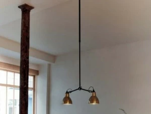 DCW éditions Регулируемый подвесной светильник из стали Les verticales de gras