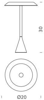 NEMO Беспроводная настольная лампа из алюминия Panama sun-id-1506655 - Вид №4