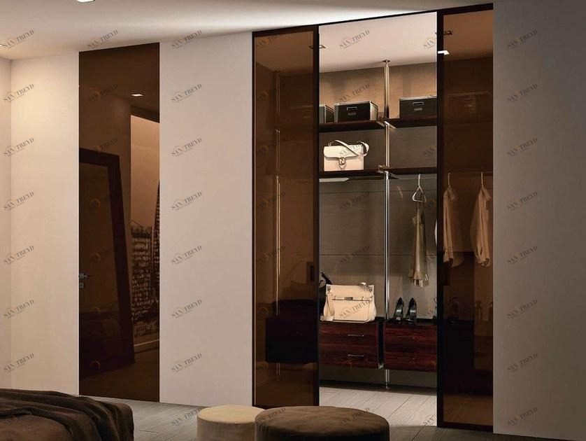 GAROFOLI Карманная раздвижная дверь из цветного стекла Design sun-id-1374636