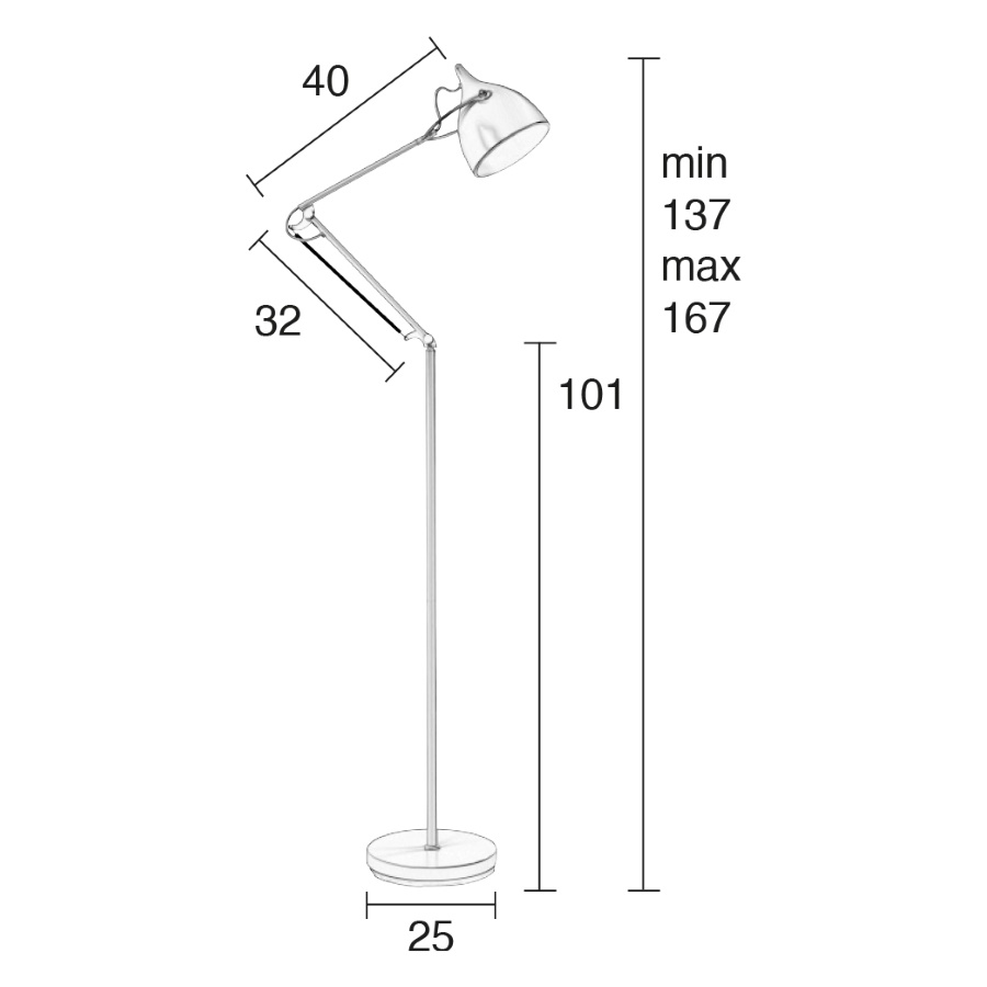 Лампа напольная Reader, матовая желтая Zuiver 5100002 - Вид №9