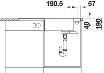 523531 Кухонная мойка Blanco Axia III XL 6 S-F кофе доска стекло  Blanco Axia Кофе - Вид №3