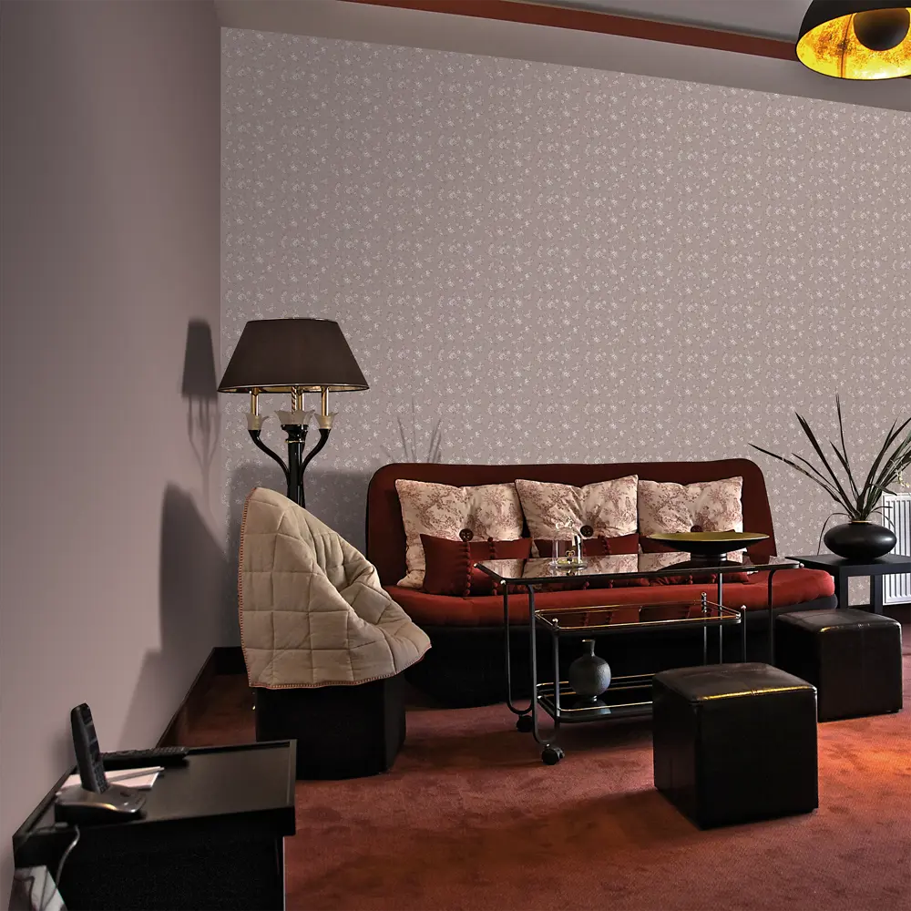 Обои флизелиновые Erismann Elegance коричневые 1.06 м 3618-5 STLM-2003719 - Вид №2