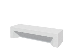 Бетонная скамья без спинки