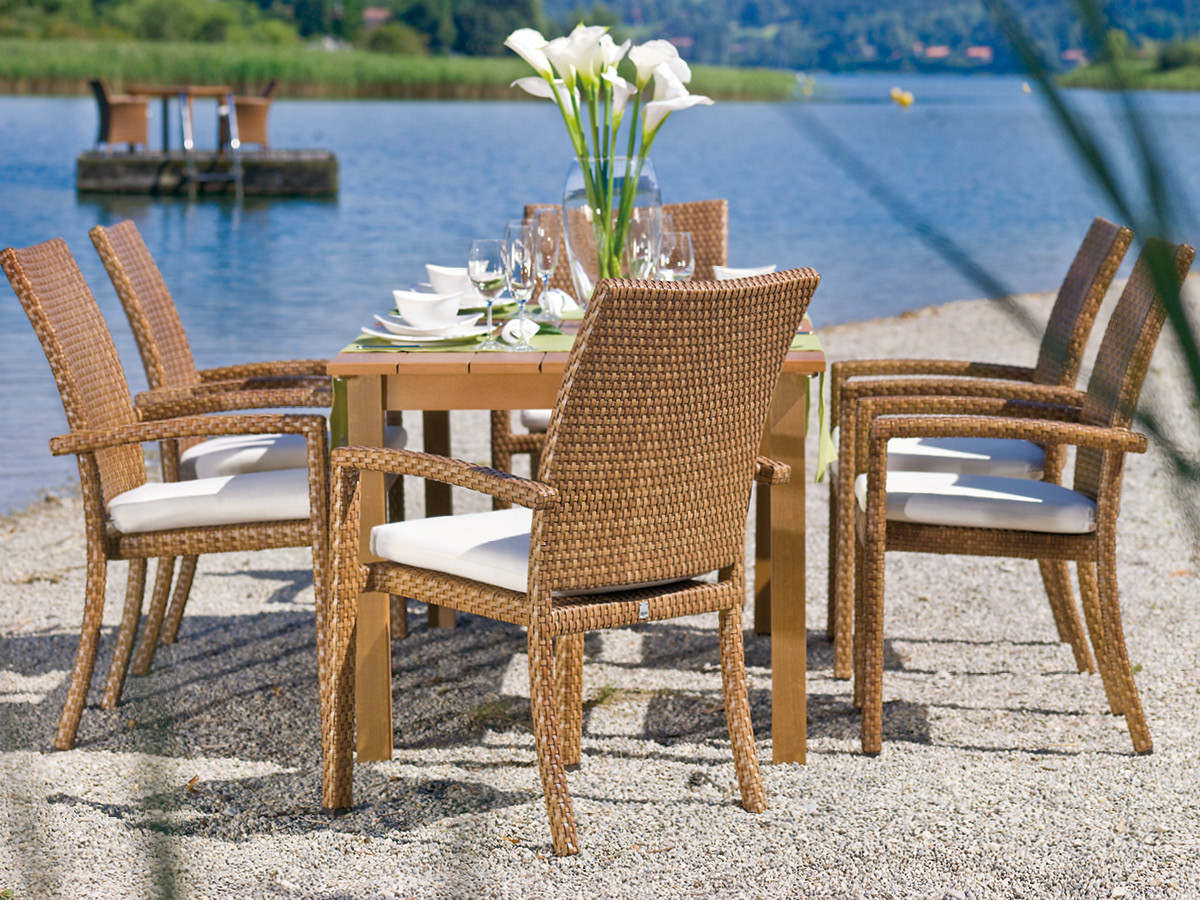 68.00.0339 Стол Bellini Tobacco - столешница Resysta Siam - 160 x 90 Mbm  - Вид №1