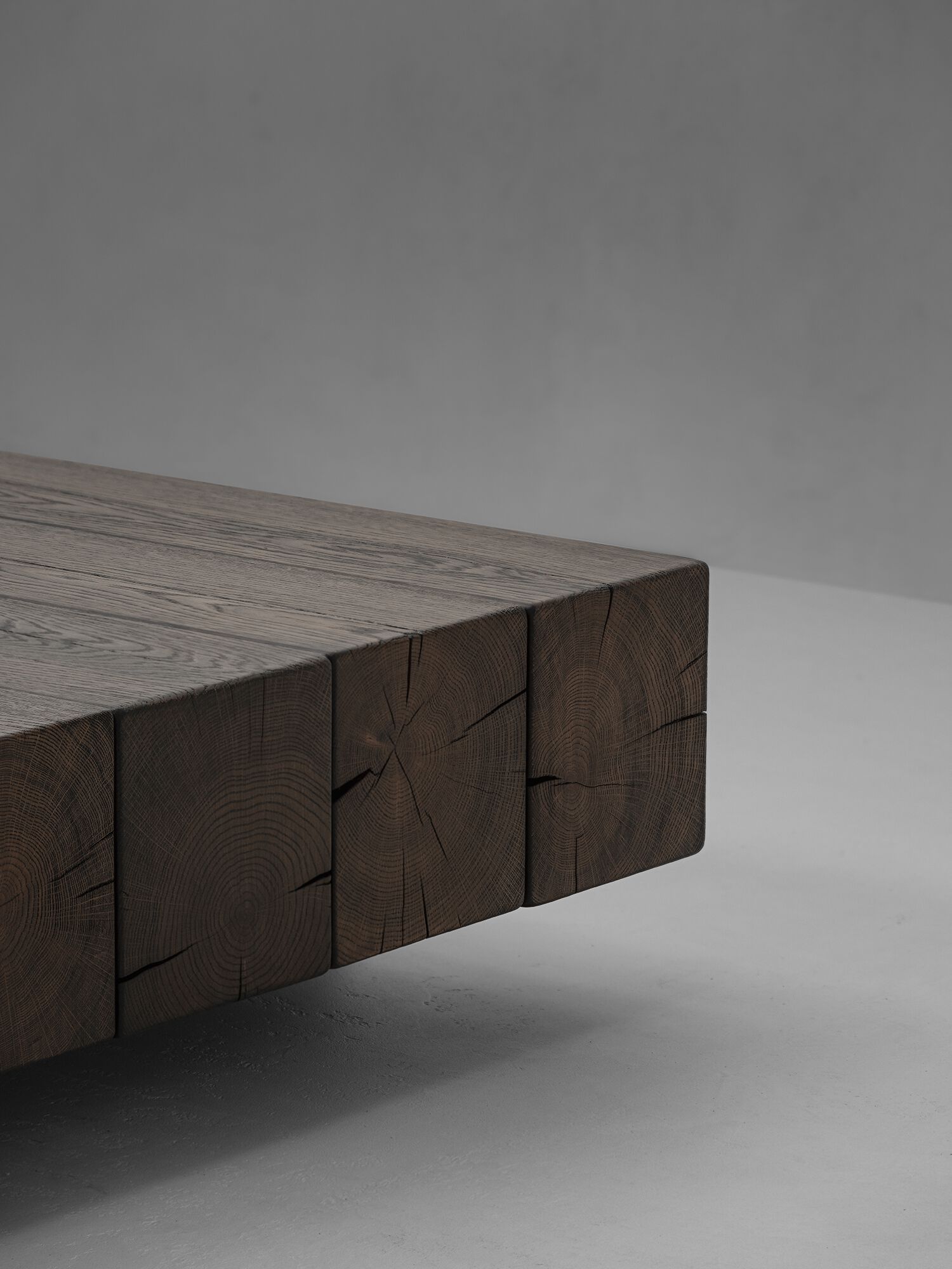 Прямоугольный журнальный столик из дуба Van Rossum Beam ARCH-00017808 - Вид №1