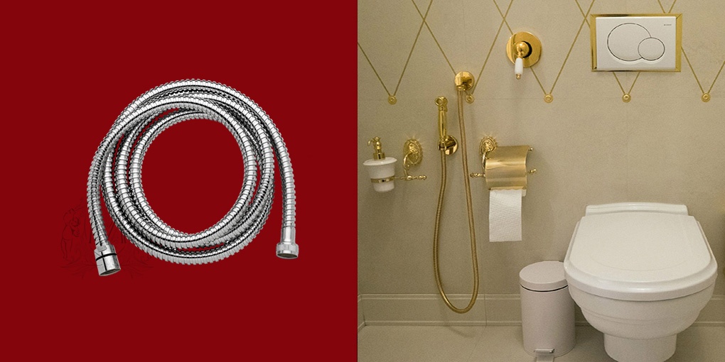 Шланг для душа MIGLIORE Ricambi ML.RIC-30.200.CR, хром, 200 см, 1/2'х3/8'  - Вид №3