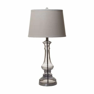 Лампа настольная Marty (темно-серый) AQ-G12E GARDA DECOR ВАЗА 033817 Бежевый