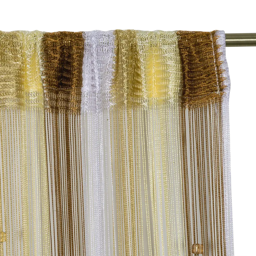 Кисея, 300x280 см, цвет шоколад/золото/экрю/белый INSPIRE STLM-2206785 - Вид №3