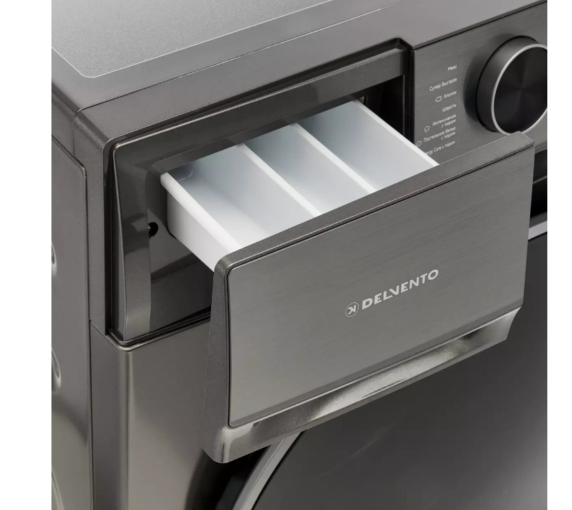 9154899 Стирально-сушильная машина Delvento VBS701 черный STDN-0088253 - Вид №5