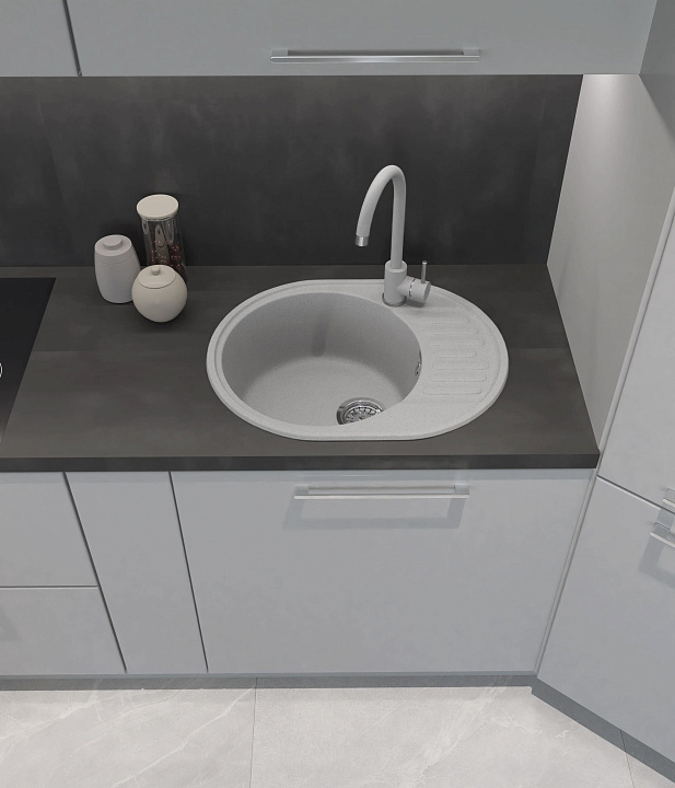 Кухонная мойка Кварц QUARZ S392 GranFest 58-S392 - Вид №4