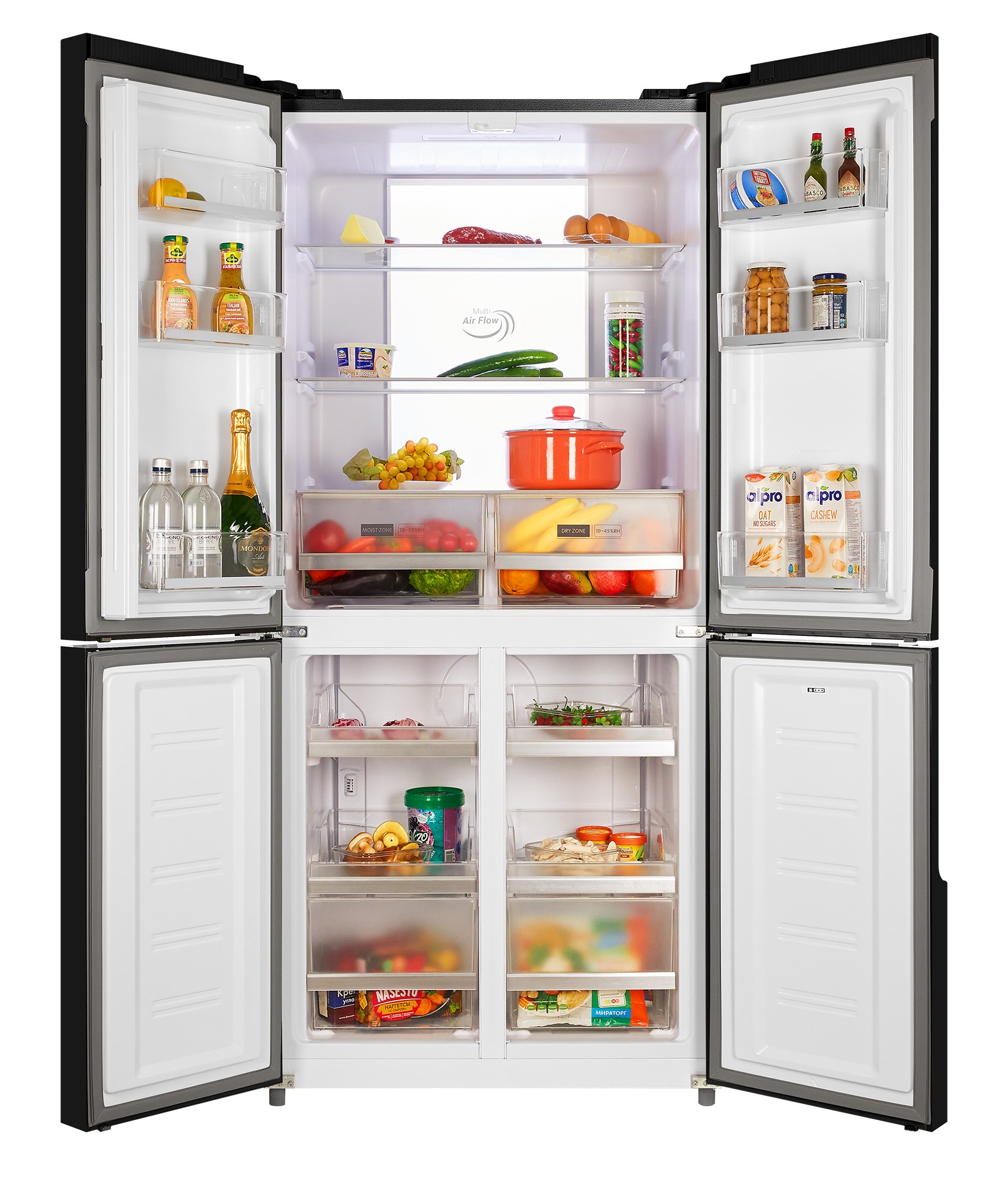 9069209 Холодильник многодверный   Nordfrost RFQ 510 NFB черный STDN-0134924 - Вид №1