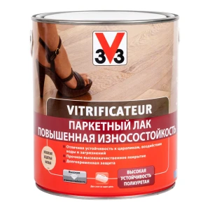 Лак паркетный V33 прозрачный 2.5 л 10782173 STLM-2044744