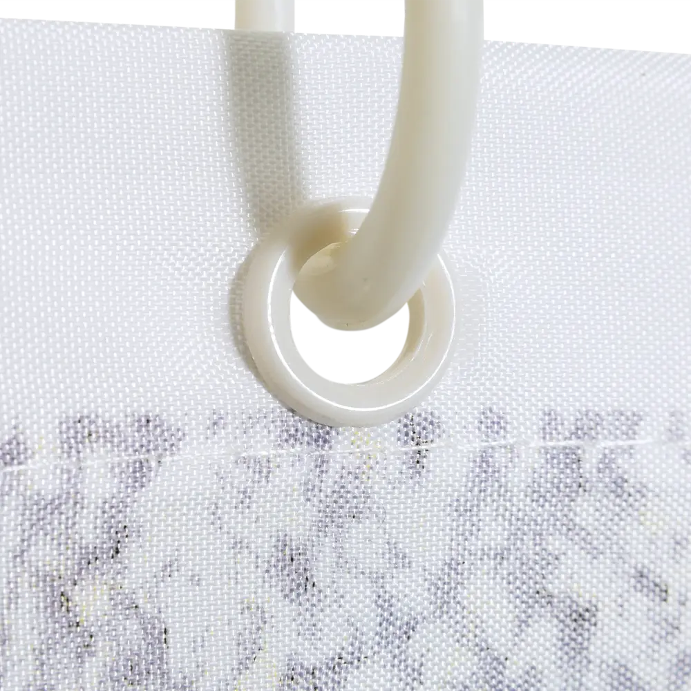 Штора для ванной комнаты «Cruise» 180х200 см цвет белый SWENSA SWC STLM-2009416 - Вид №4