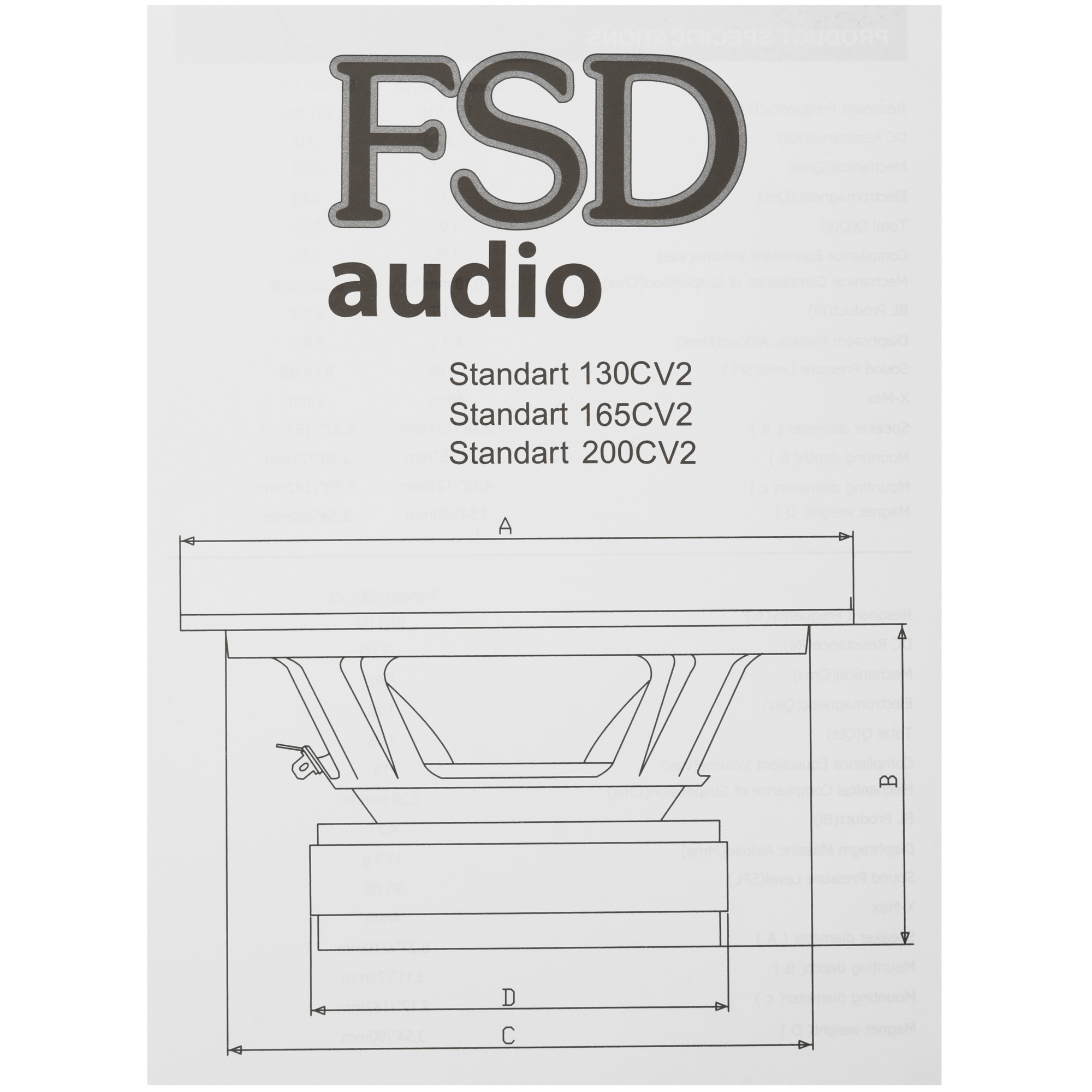 9122394 Среднечастотная акустическая система FSD audio Standart 130 C v2 STDN-0079018 - Вид №4