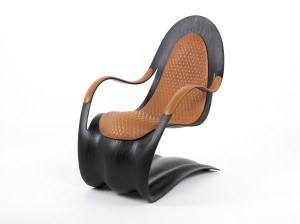 Стекловолокно консольное кресло с подлокотниками