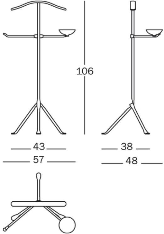 Magis Подставка для камердинера из кованого железа Officina sun-id-1361793 - Вид №2