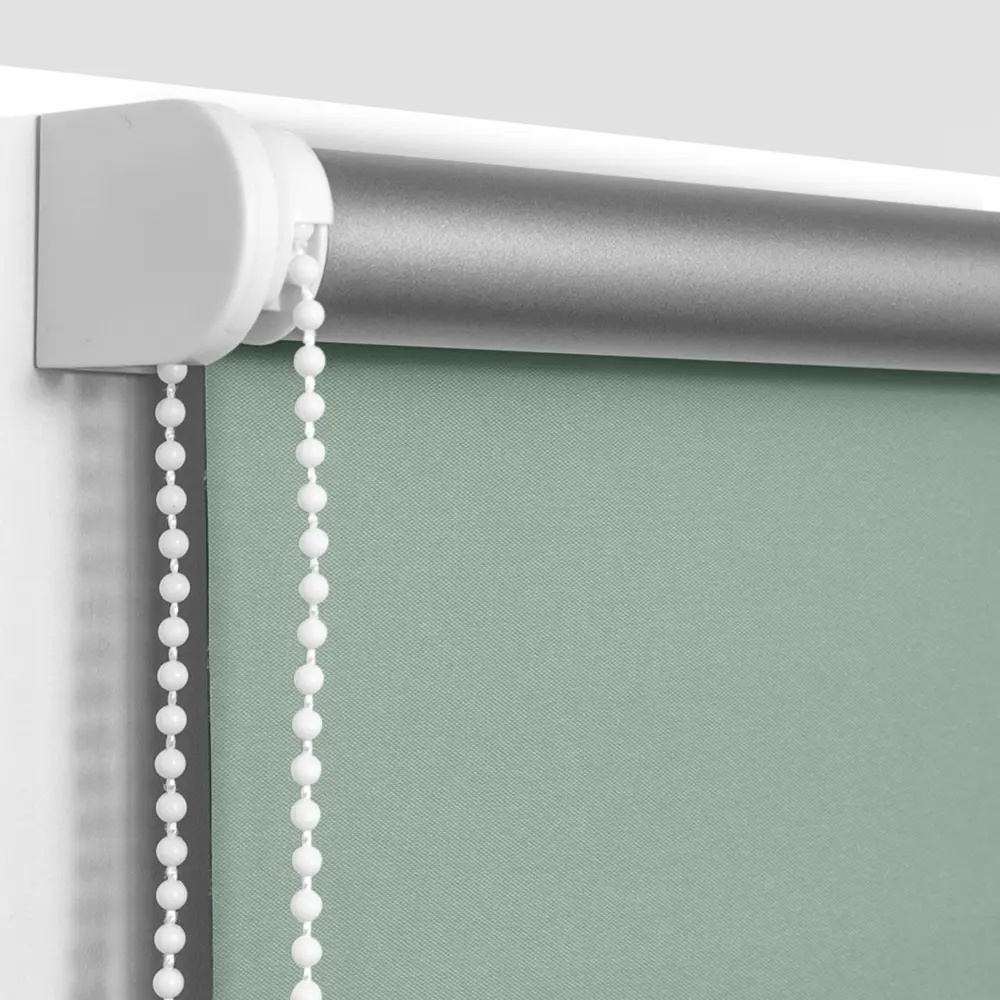 Штора рулонная блэкаут Эскар 55x160 см зеленая Cactus 5 BLACKOUT STLM-2200561 - Вид №1