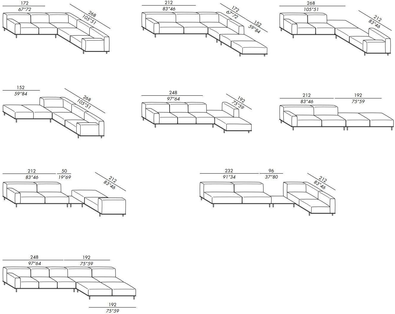 Meridiani 4-х местный кожаный диван Timothy sun-id-1411478 - Вид №4
