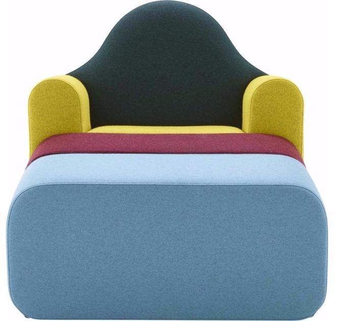 Ligne Roset Модульное тканевое кресло с подставкой для ног sun-id-1357561 - Вид №1